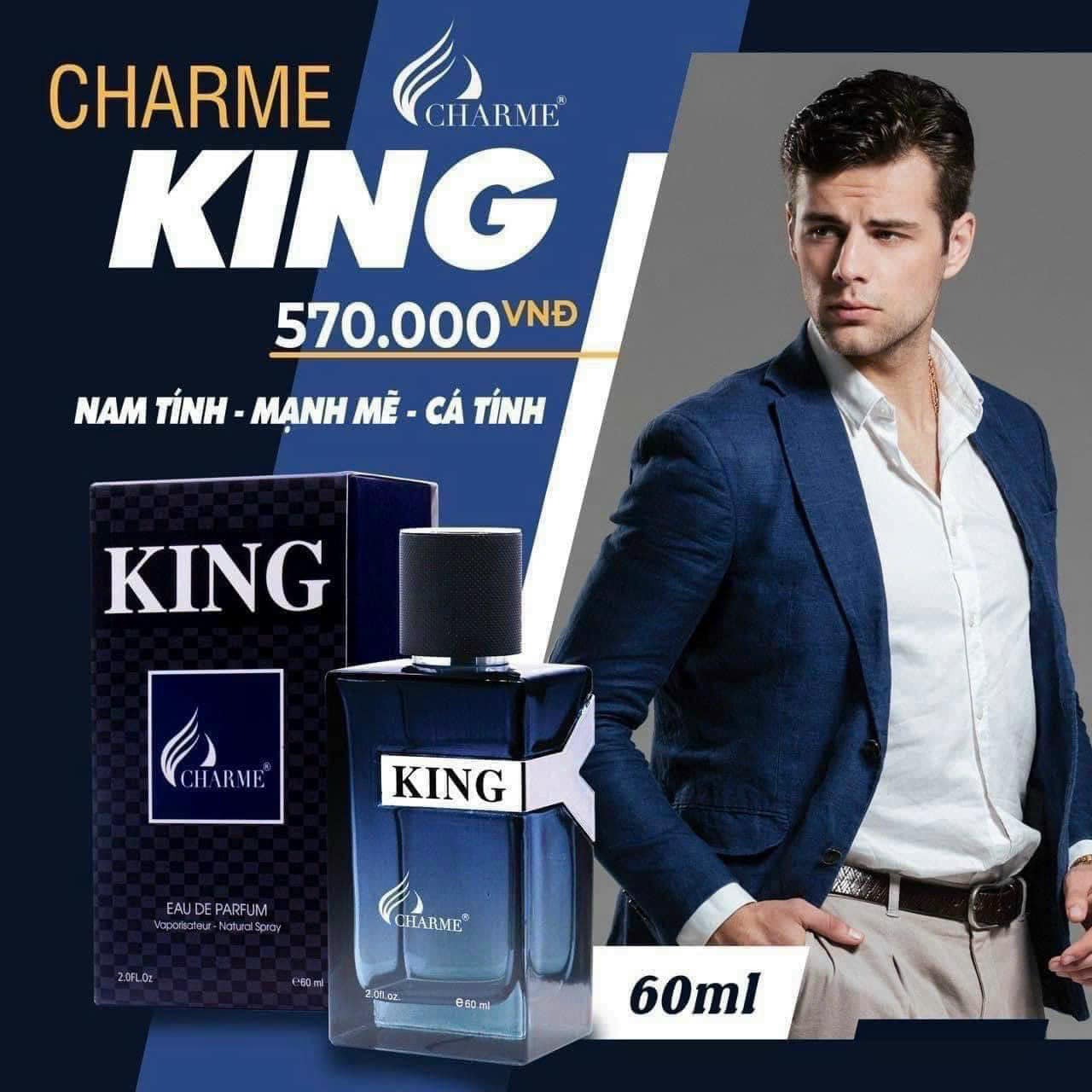 Charme King mùi hương đầy uy nghiêm và quyền lực
