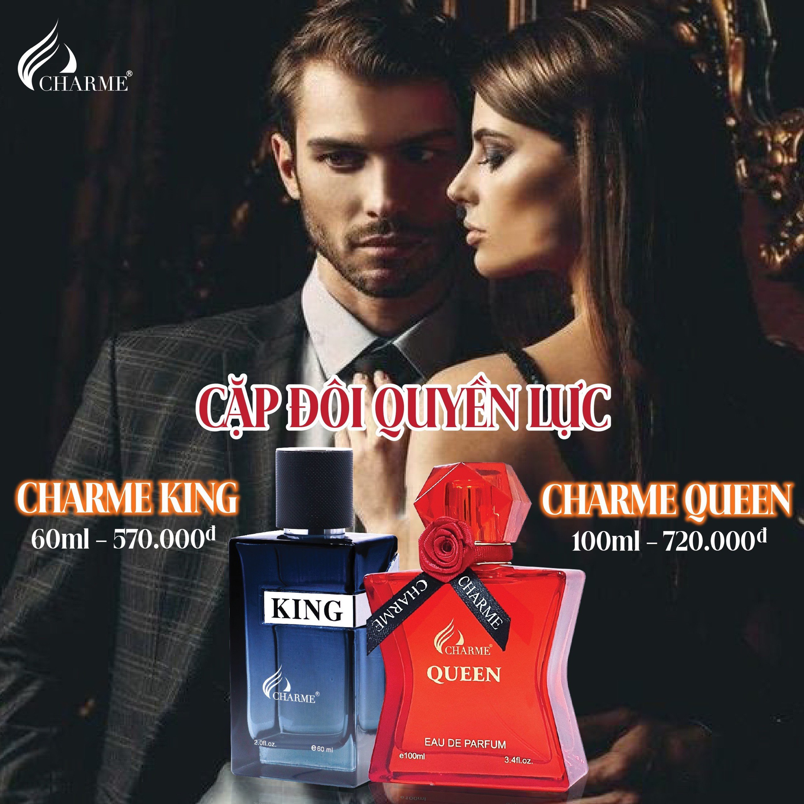 Chính hãng cao cấp giá tốt tạo điểm nhấn thu hút với nước hoa nữ Charme Chính hãng cao cấp giá tốt tạo điểm nhấn thu hút với nước hoa nữ Charme