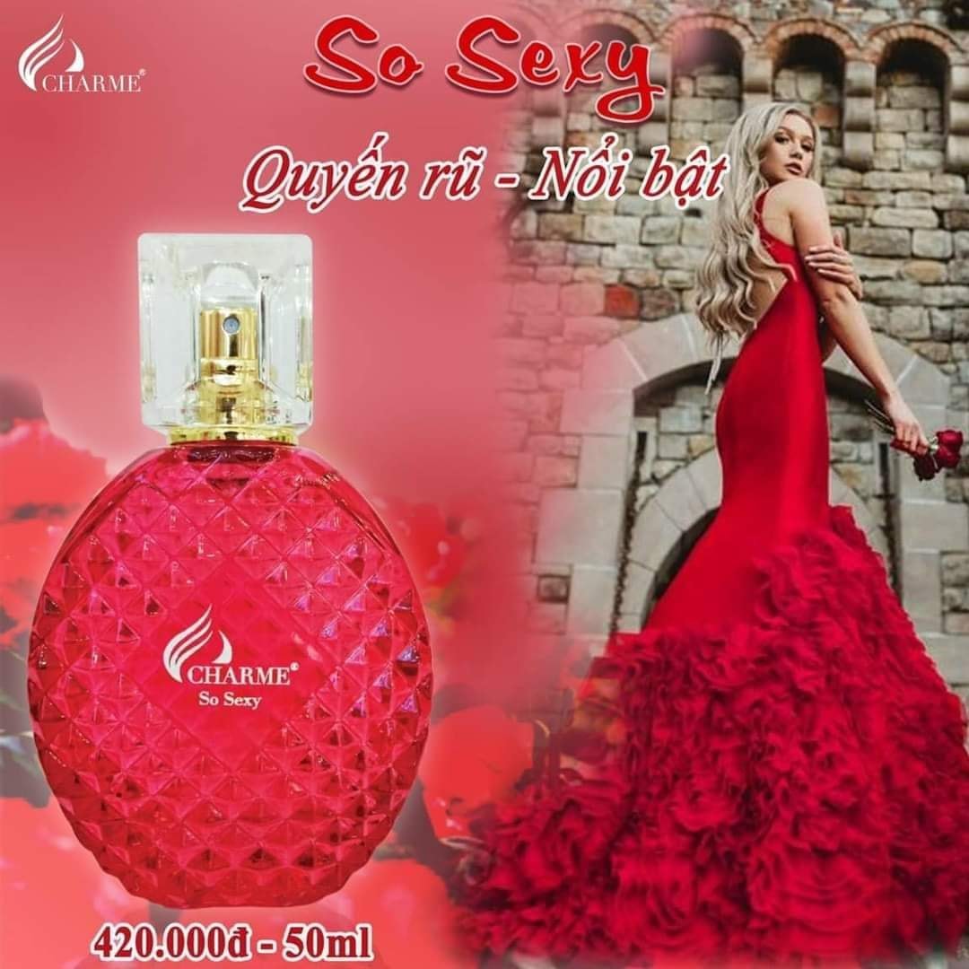 Charme So Sexy là lọ nước hoa lãng mạn cho những buổi hẹn hò cận kề cùng người ấy Charme So Sexy là lọ nước hoa lãng mạn cho những buổi hẹn hò cận kề cùng người ấy