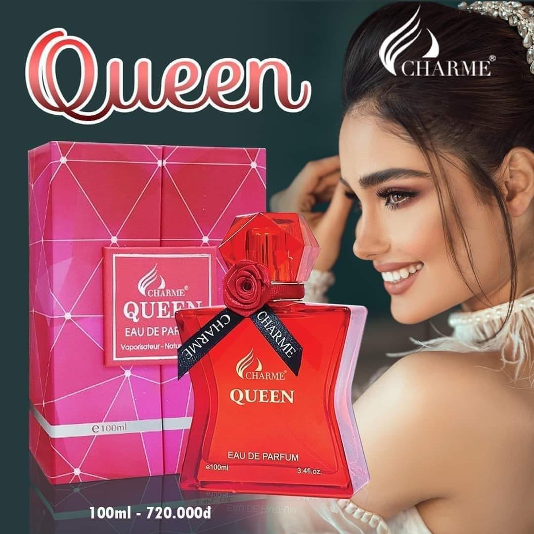 Nước Hoa Charme Queen mang hương thơm quyến rũ gợi cảm nữ tính Nước Hoa Charme Queen mang hương thơm quyến rũ gợi cảm nữ tính