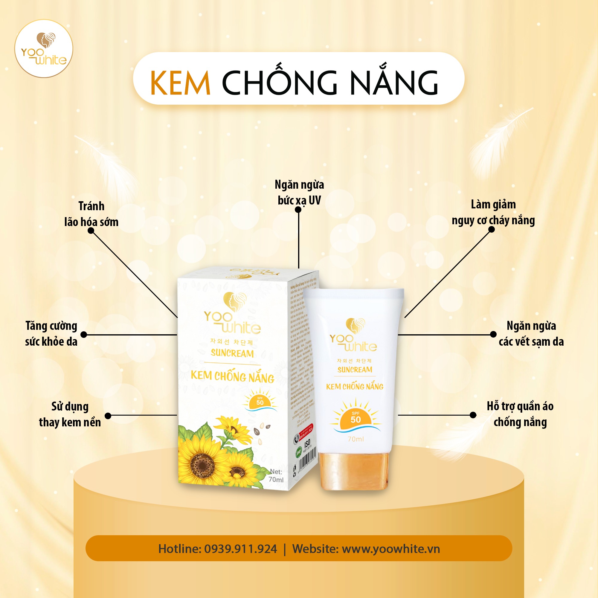 Hãy bảo vệ làn da của bạn khỏi sự lão hoá với Yoo White