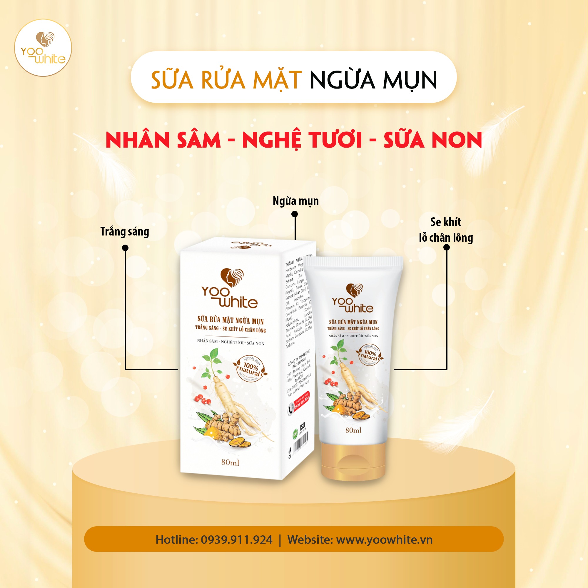 Sữa rửa mặt Yoo White Sữa rửa mặt Yoo White