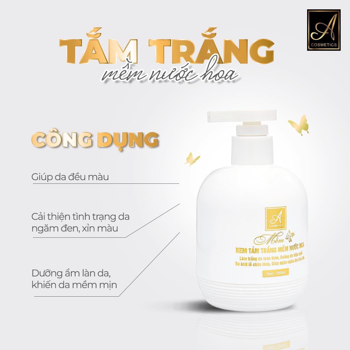 Tắm trắng mềm nước hoa