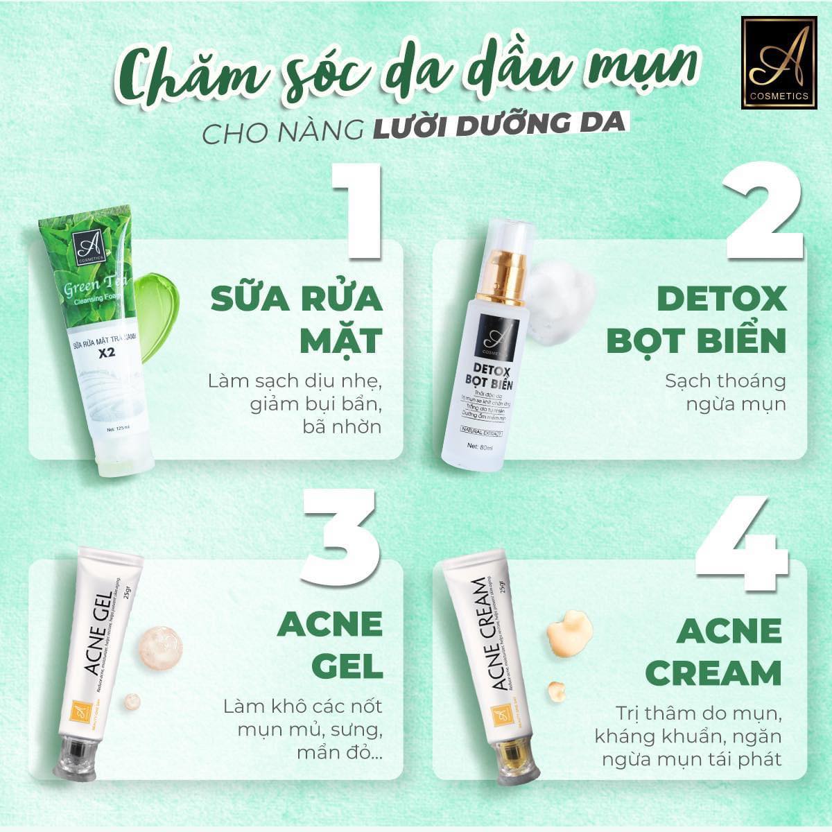 Các bạn đã biết cách chăm sóc da khi bị mụn chưa nè