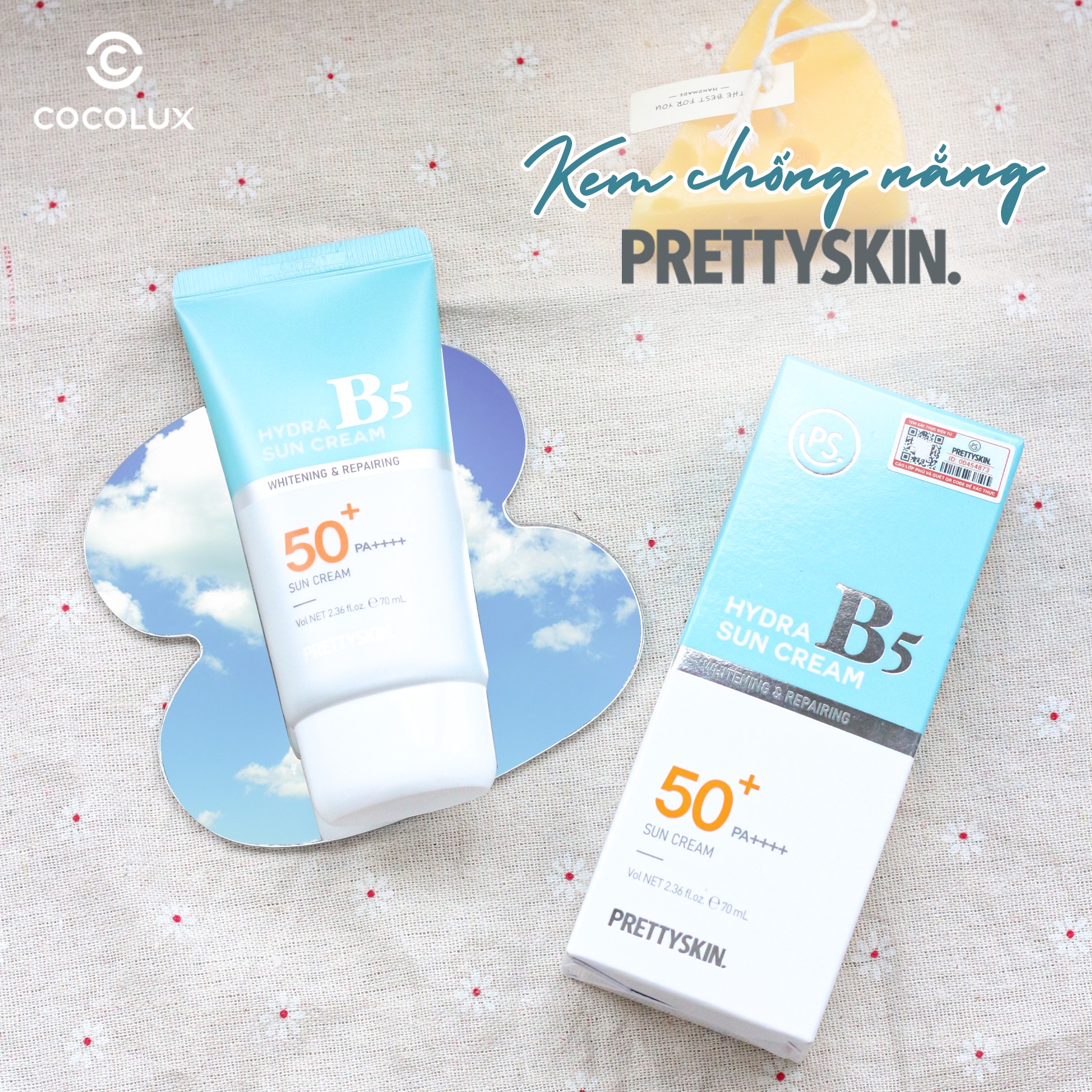 Bộ đôi ngày hè chống nắng phục hồi da nhạy cảm Bộ đôi ngày hè chống nắng phục hồi da nhạy cảm