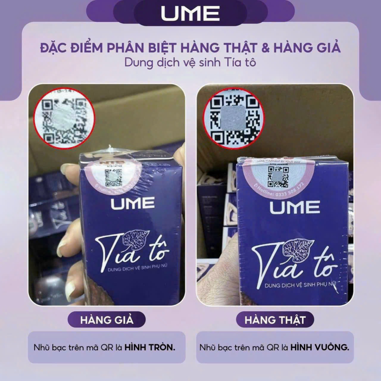 Các đặc điểm phân biệt hàng giả dung dịch vệ sinh Tía Tô Các đặc điểm phân biệt hàng giả dung dịch vệ sinh Tía Tô
