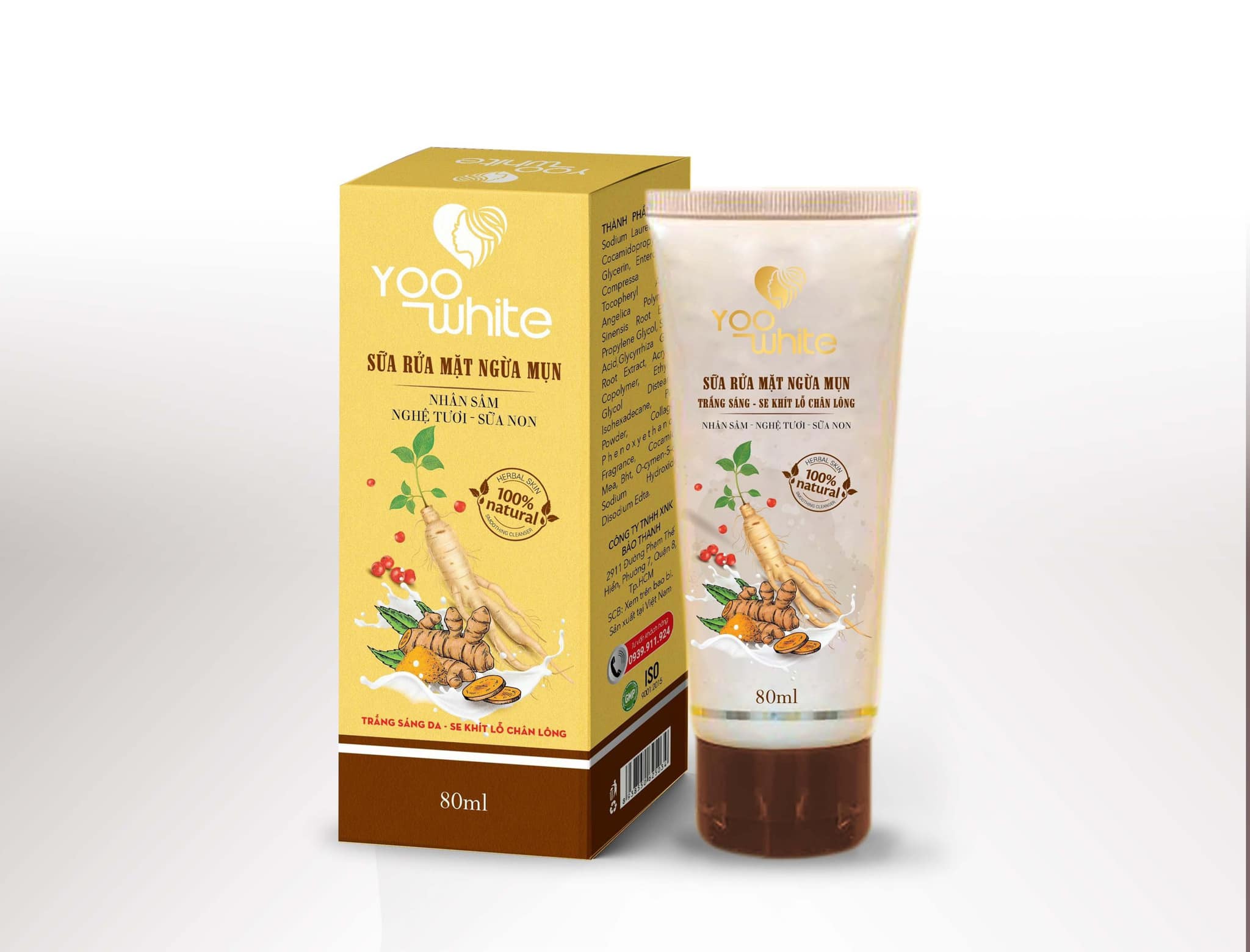 Sữa rửa mặt ngừa mụn Yoo White Sữa rửa mặt ngừa mụn Yoo White