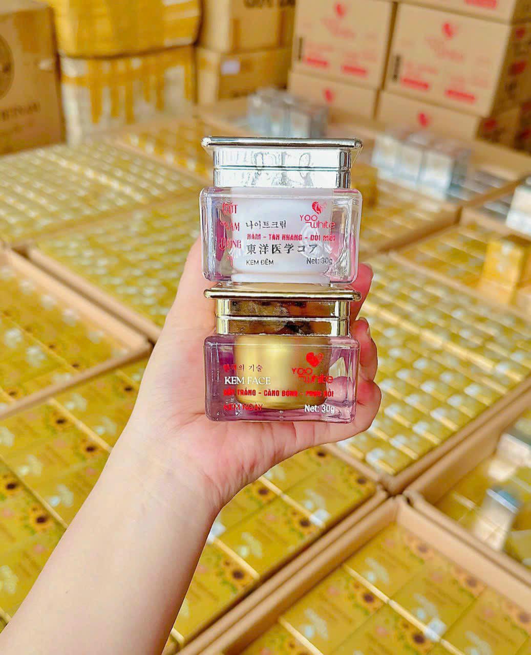 Trị nám tận gốc với combo kem Face Yoo White Trị nám tận gốc với combo kem Face Yoo White