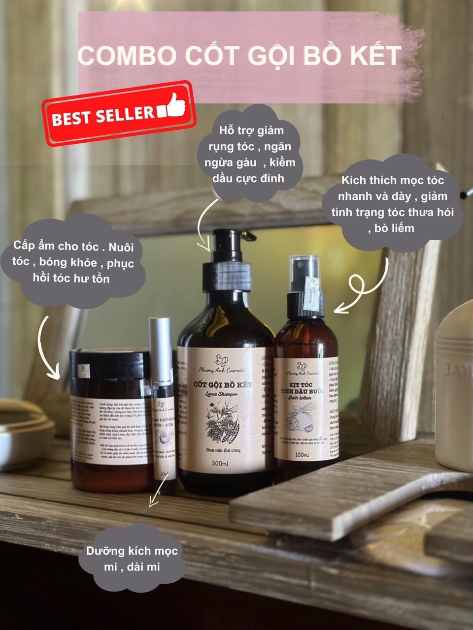 Bí kíp để có mái tóc đẹp như suối là dùng dầu gội thiên nhiên nha