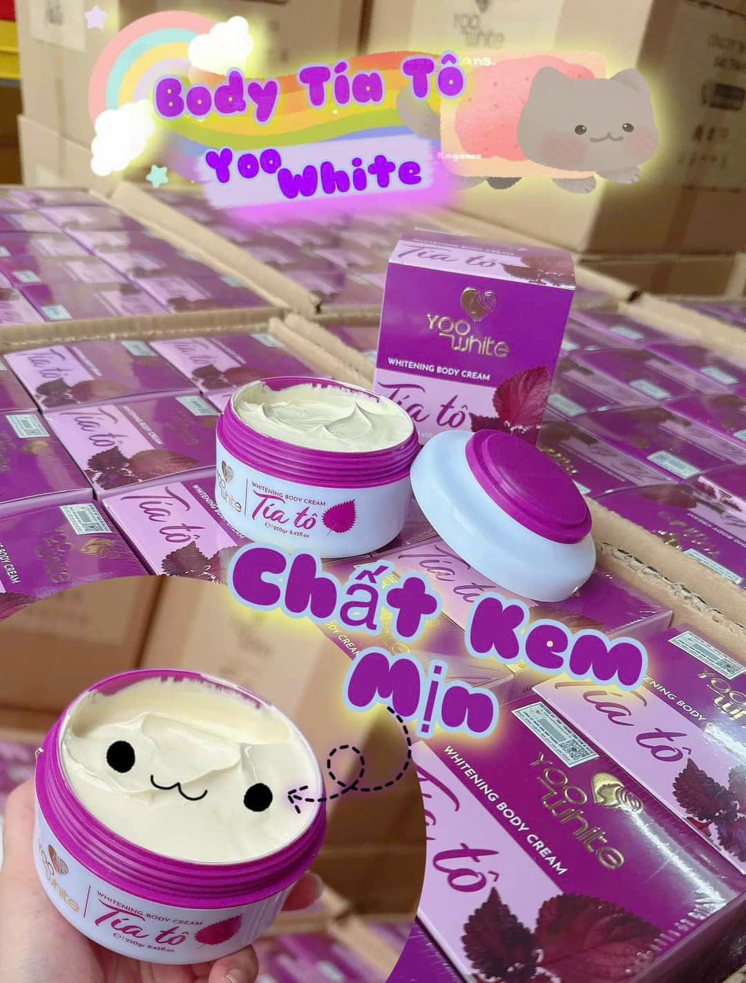 Thay đổi làn da đen lấy làm da trắng hồng cùng siêu phẩm Body Tía Tô nhà Yoo White Thay đổi làn da đen lấy làm da trắng hồng cùng siêu phẩm Body Tía Tô nhà Yoo White