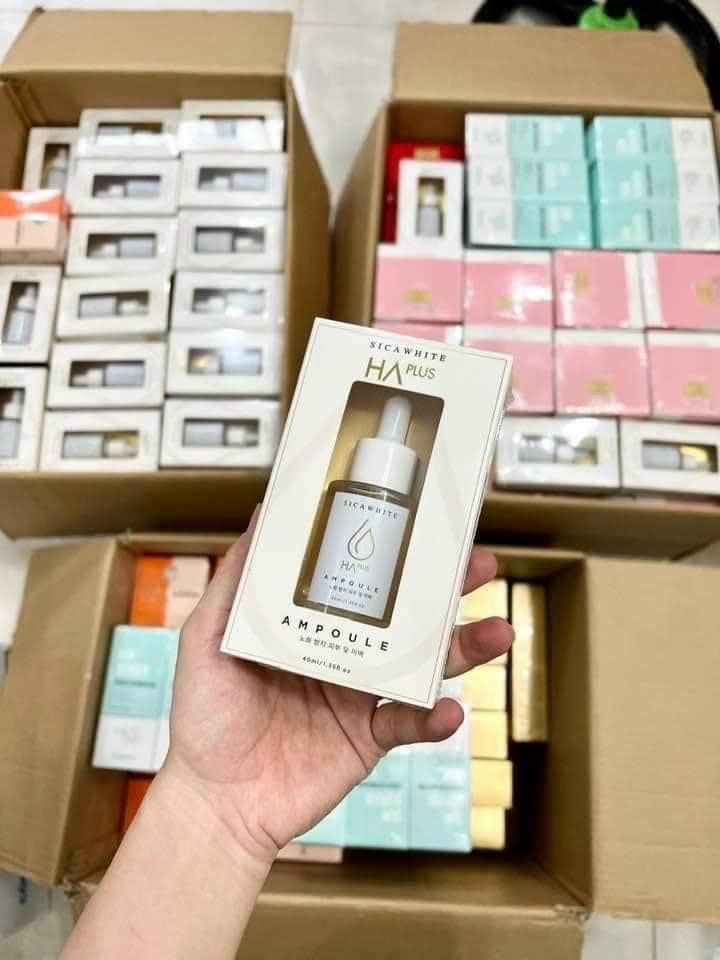 Serum HA Ampoule White cứu tinh cho các nàng trị mụn Serum HA Ampoule White cứu tinh cho các nàng trị mụn