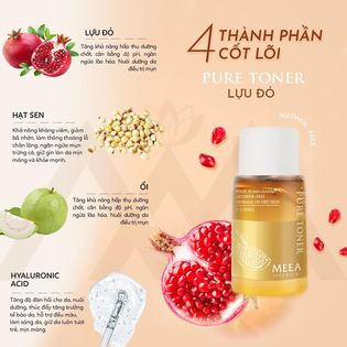 CĂNG BÓNG DA CÙNG NƯỚC THẦN NHÀ MEEA - TONER LỰU ĐỎ CĂNG BÓNG DA CÙNG NƯỚC THẦN NHÀ MEEA - TONER LỰU ĐỎ