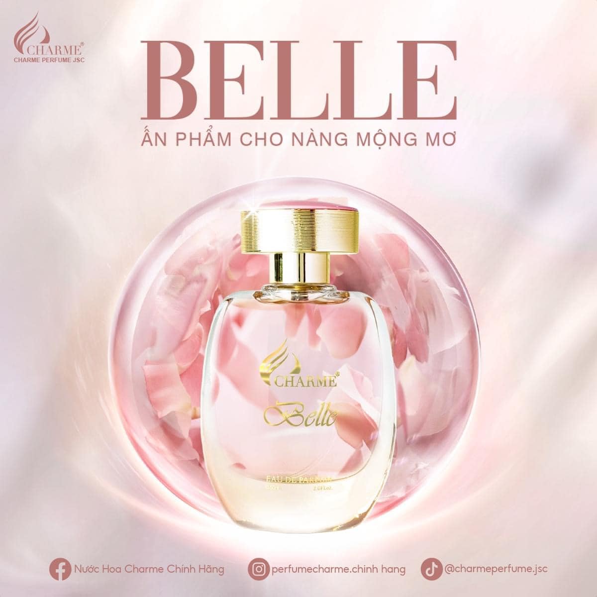 Lạc vào khu vườn tràn ngập lê trắng và táo xanh giòn xốp cùng Charme Belle