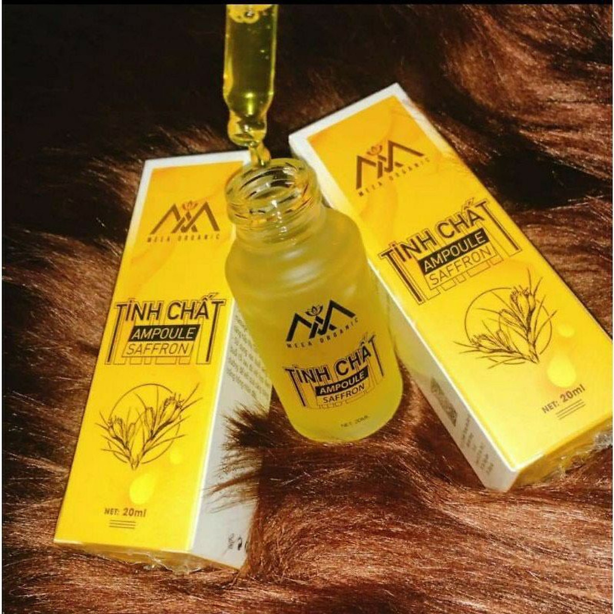 SẠC NƯỚC TỨC THÌ CHO LÀN DA KHÔ - Serum Tinh Chất Ampoule Saffron MeeA Organic SẠC NƯỚC TỨC THÌ CHO LÀN DA KHÔ - Serum Tinh Chất Ampoule Saffron MeeA Organic