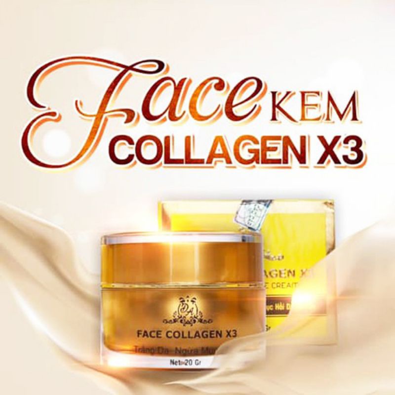 Kem Face Collagen X3 - Nguyễn Huỳnh Như - Kem Face Collagen X3 Mỹ Phẩm Đông Anh