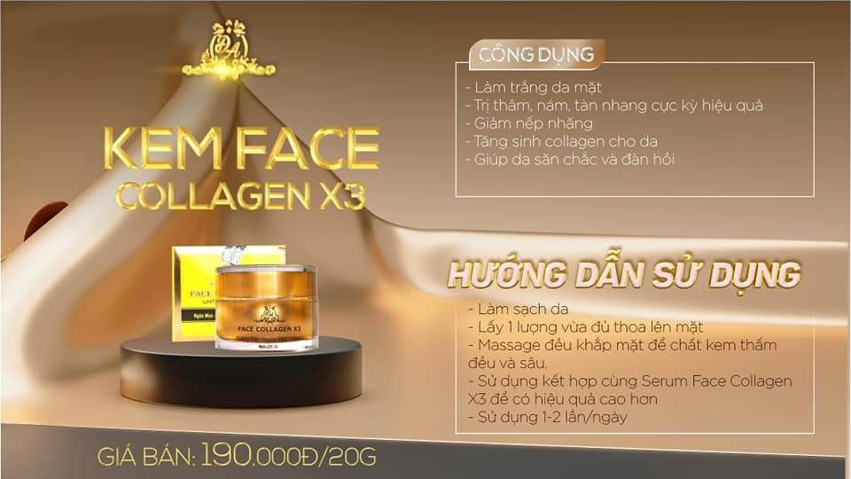 Kem Face Collagen X3 - Nguyễn Huỳnh Như - Kem Face Collagen X3 Mỹ Phẩm Đông Anh Kem Face Collagen X3 - Nguyễn Huỳnh Như - Kem Face Collagen X3 Mỹ Phẩm Đông Anh