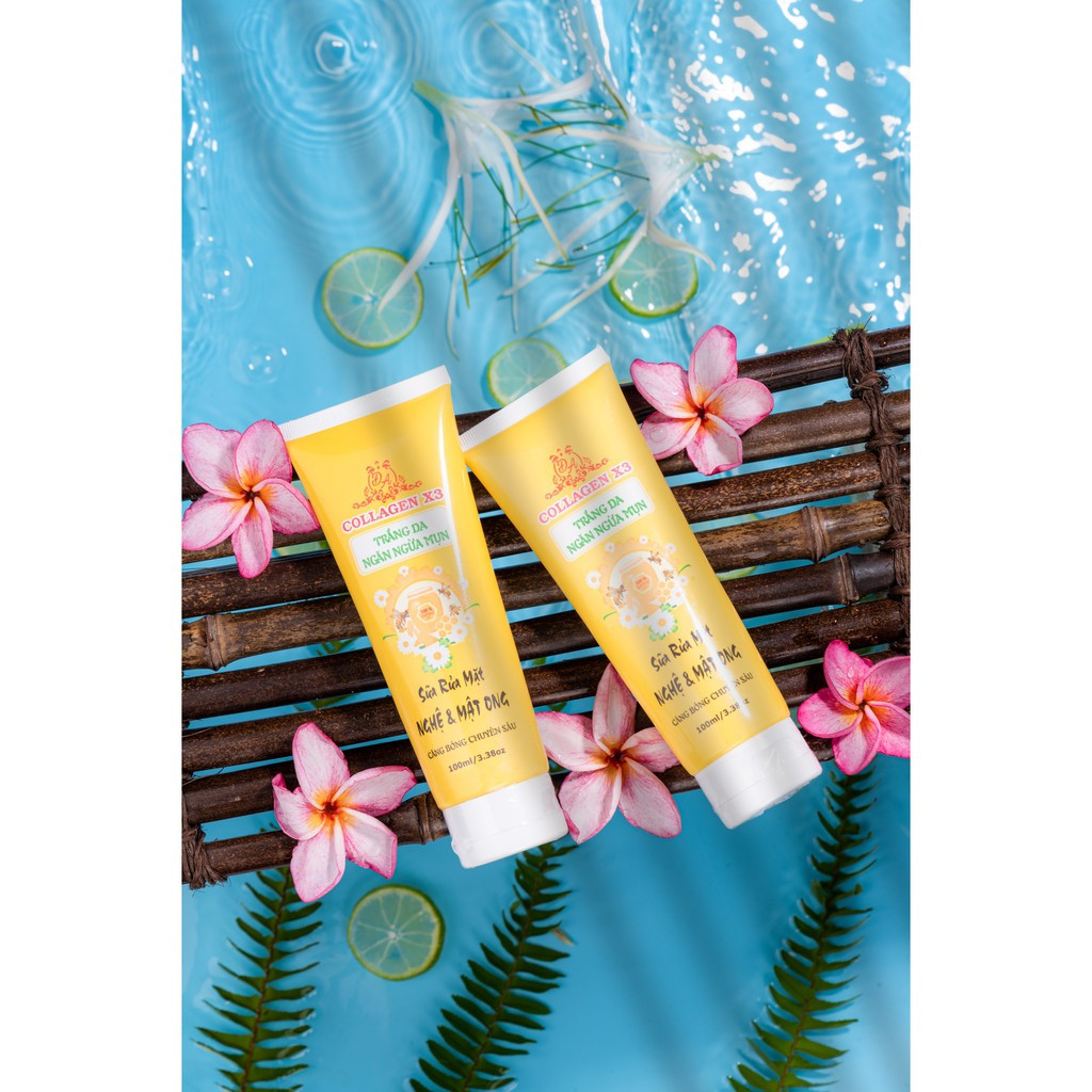 SỮA RỬA MẶT NGHỆ MẬT ONG COLLAGEN X3