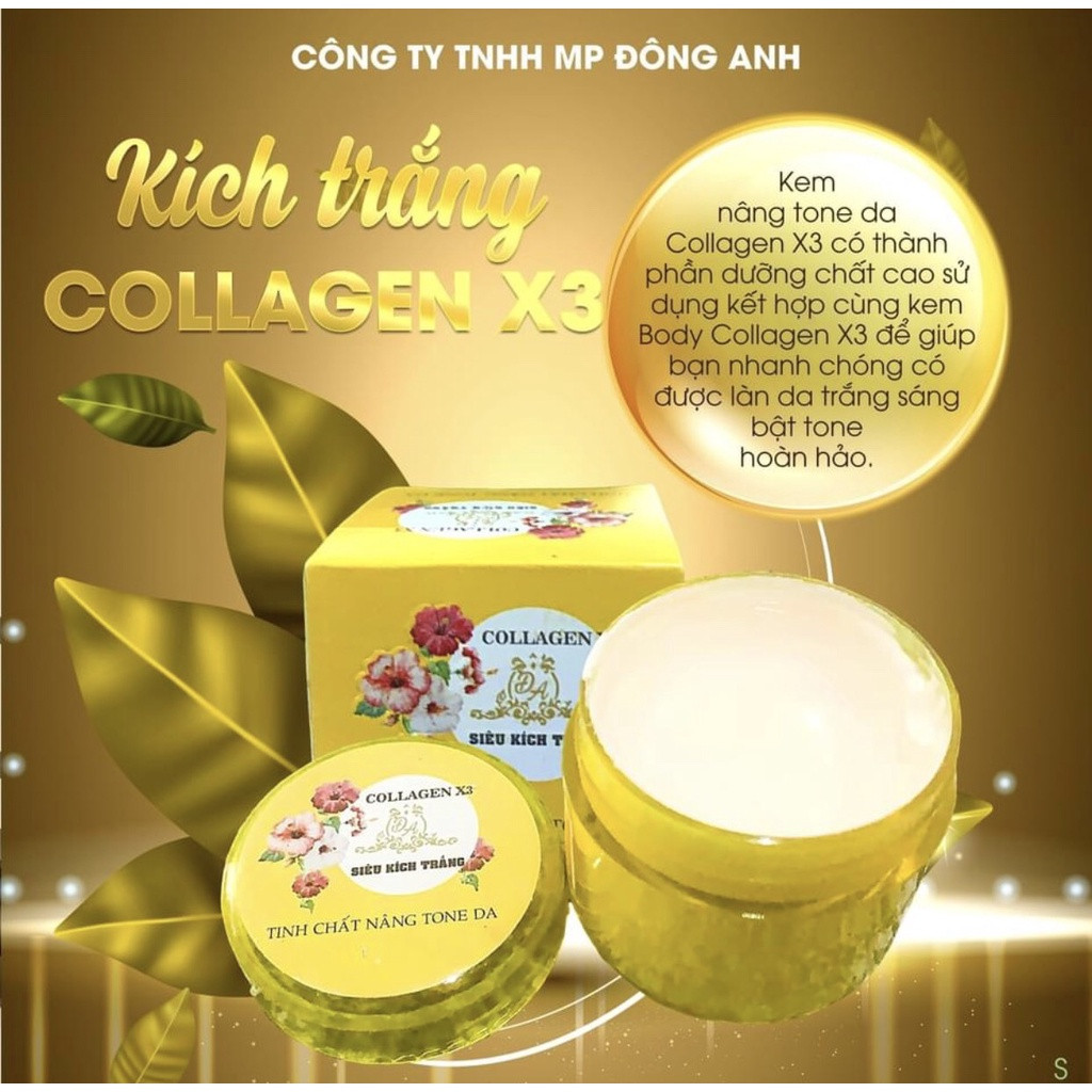 kích trắng da toàn thân, nâng tone body -Kích Trắng Collagen X3 kích trắng da toàn thân, nâng tone body -Kích Trắng Collagen X3