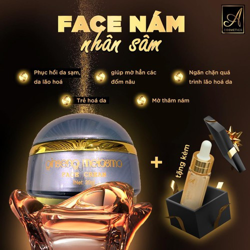 Kem Face Nám Nhân Sâm Ginseng Melasma- A Cosmetics Kem Face Nám Nhân Sâm Ginseng Melasma- A Cosmetics
