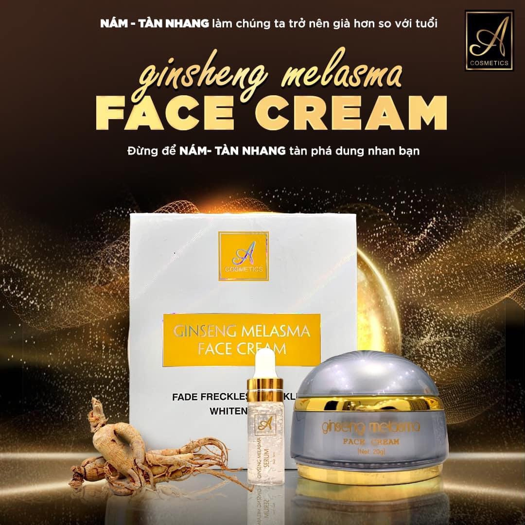 Kem Face Nám Nhân Sâm Ginseng Melasma- A Cosmetics Kem Face Nám Nhân Sâm Ginseng Melasma- A Cosmetics