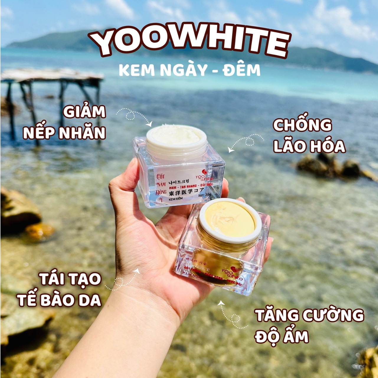 Combo kem Face Yoo White Combo kem Face Yoo White