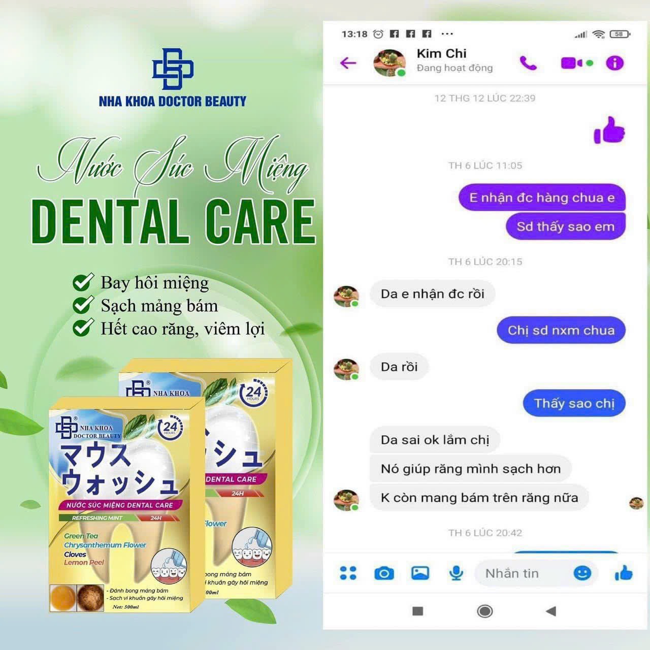 Nước súc miệng Dental Care đánh bay vàng răng hôi miệng bên em có đang có chương trình tri ân khách Nước súc miệng Dental Care đánh bay vàng răng hôi miệng bên em có đang có chương trình tri ân khách