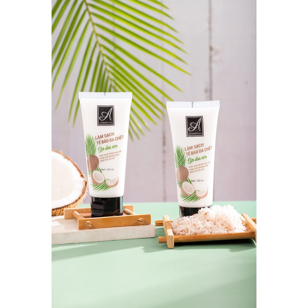TẨY DA CHẾT SỢI DỪA NON - A COMESTICS TẨY DA CHẾT SỢI DỪA NON - A COMESTICS