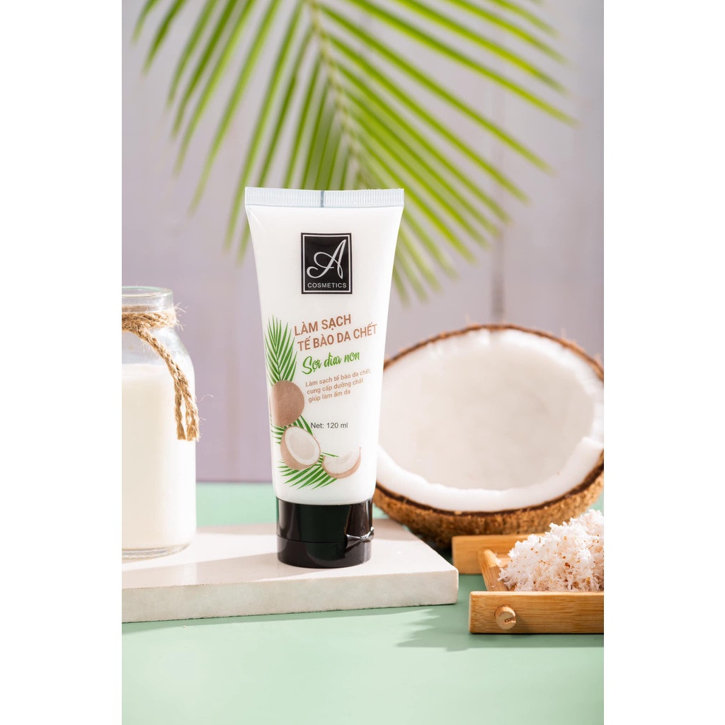 TẨY DA CHẾT SỢI DỪA NON - A COMESTICS