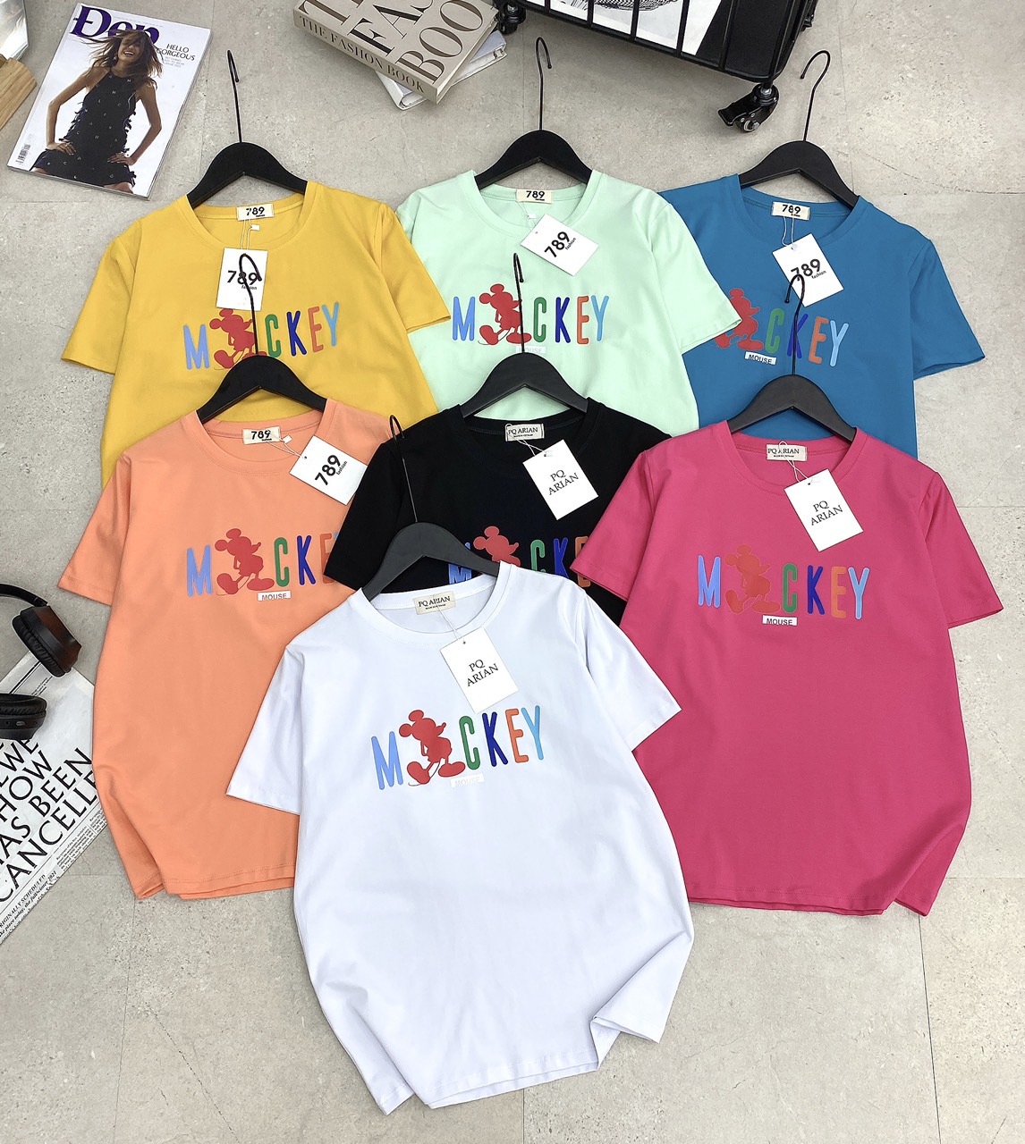 Chất thun thái co giãn , from như mẫu mặc , sỉ 85k !! Nhanh tay khách ơi (*_*)