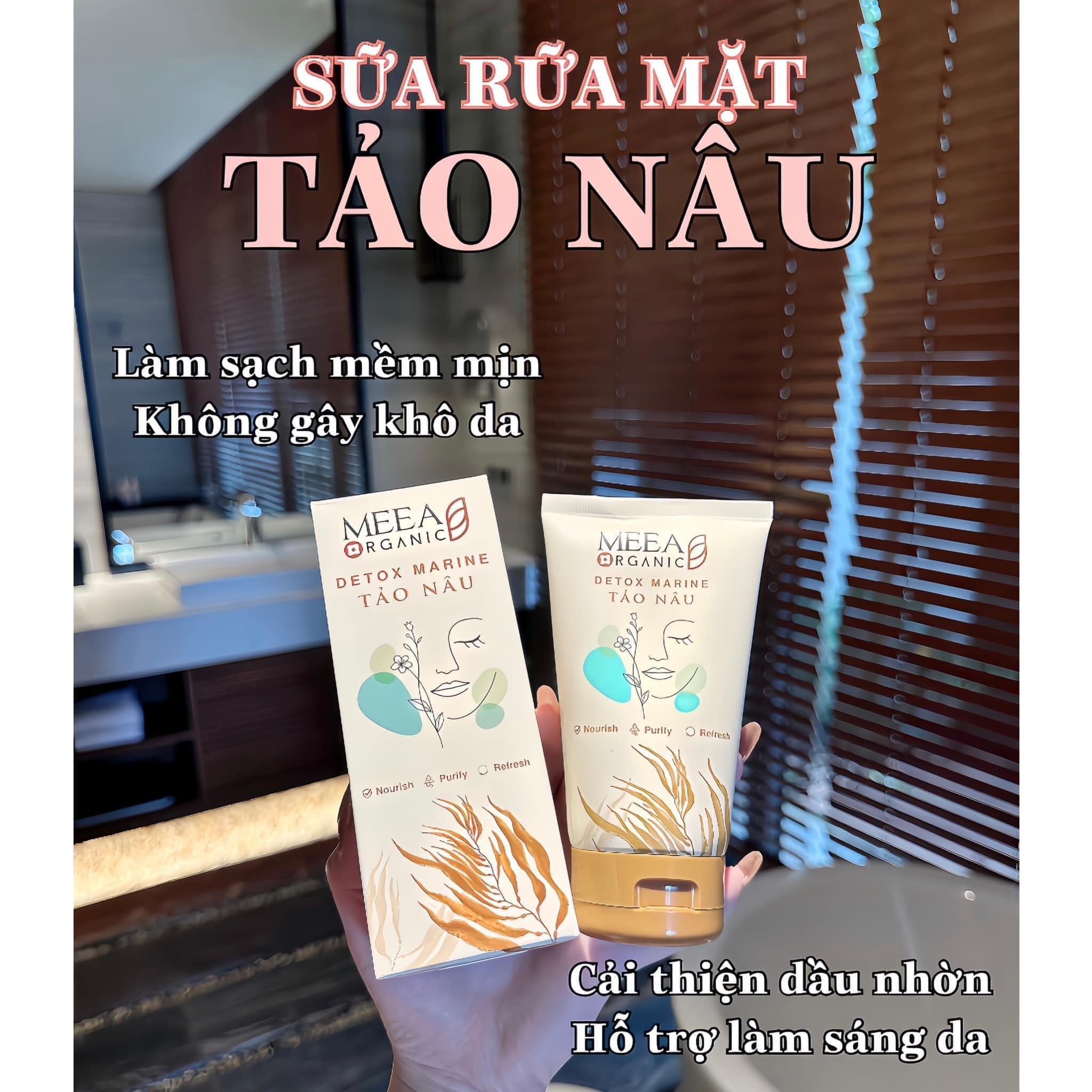 Sữa rửa mặt Tảo Nâu Meea đánh bay tác nhân gây mụn Sữa rửa mặt Tảo Nâu Meea đánh bay tác nhân gây mụn