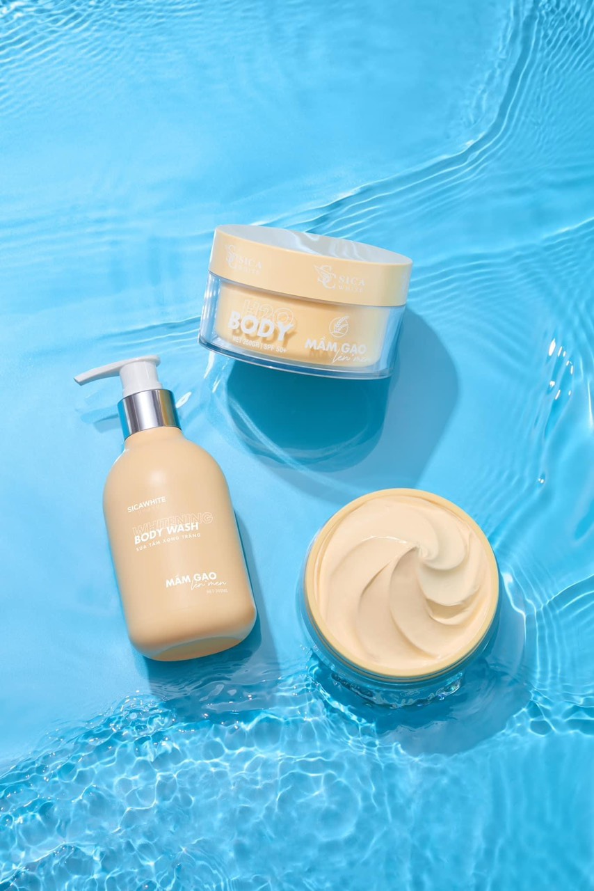 Trắng bật tông với Combo Mầm Gạo Lên Men Trắng bật tông với Combo Mầm Gạo Lên Men