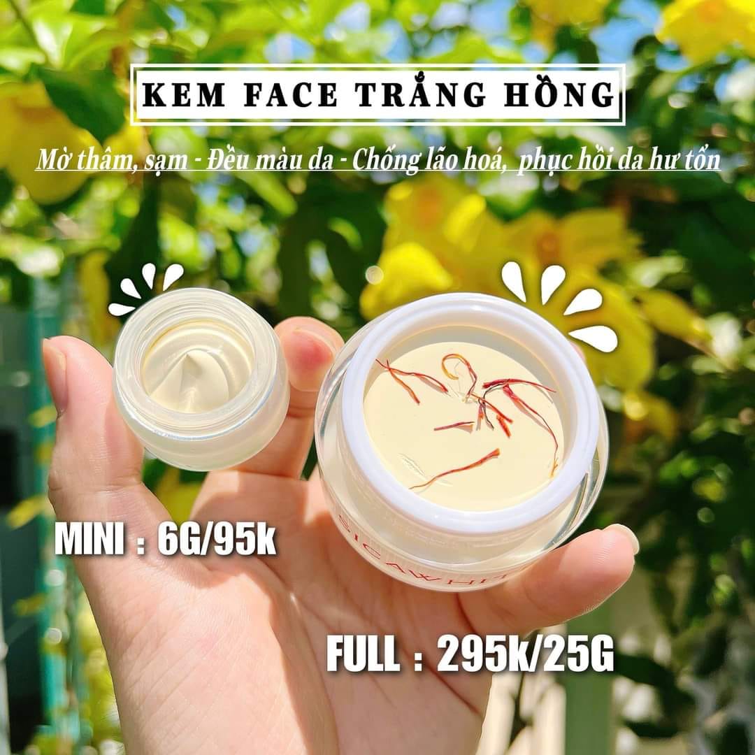 Kem Face Silk kem Lụa Sica White dưỡng trắng da đa chức năng Kem Face Silk kem Lụa Sica White dưỡng trắng da đa chức năng