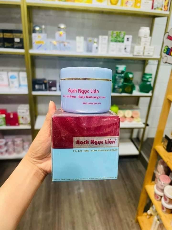 Kem body Bạch Ngọc Liên xanh em này phải gọi là thách thức mọi làn da nhé