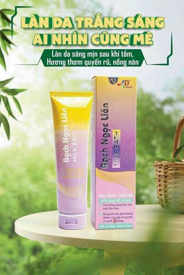 Tắm sữa tắm Milk Bath Bạch Ngọc Liên đã trắng lại còn thơm đã thơm lại còn trắng Tắm sữa tắm Milk Bath Bạch Ngọc Liên đã trắng lại còn thơm đã thơm lại còn trắng