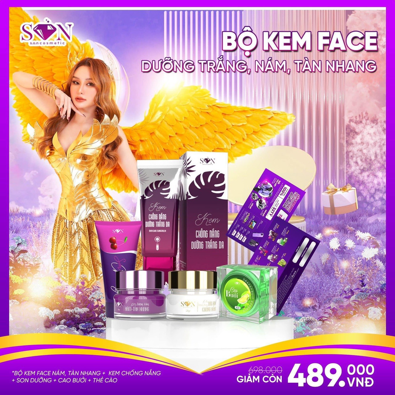 Nhớ thoa combo face trước khi ngủ để có làng da trắng sáng mịn màng hết mụn thâm nám tàng nhang nha các tình yêu Nhớ thoa combo face trước khi ngủ để có làng da trắng sáng mịn màng hết mụn thâm nám tàng nhang nha các tình yêu