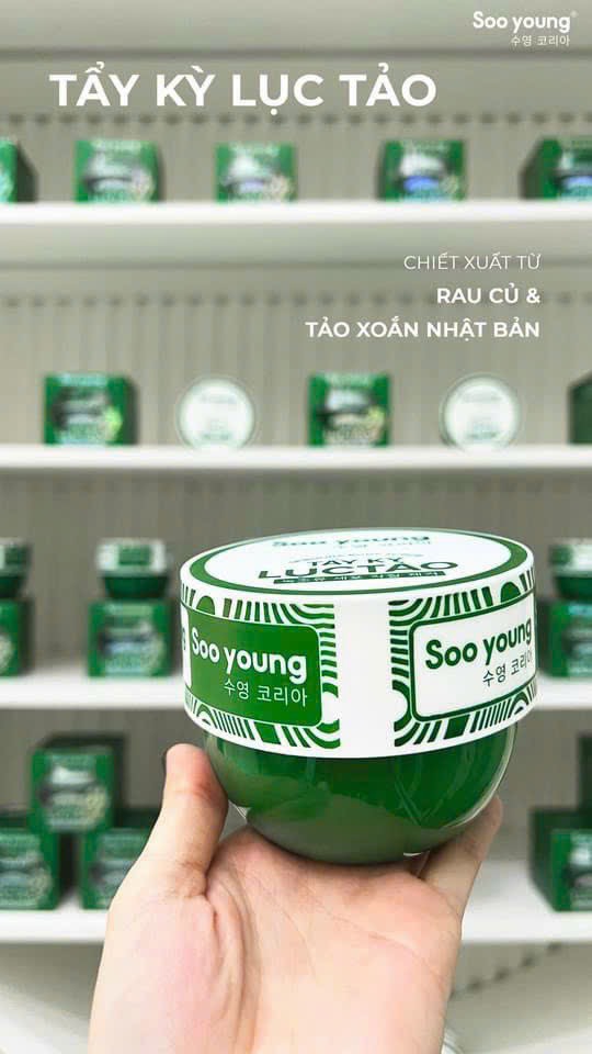 Tẩy kỳ Lục Tảo chiết xuất từ rau củ và tảo xoắn Nhật Bản Tẩy kỳ Lục Tảo chiết xuất từ rau củ và tảo xoắn Nhật Bản