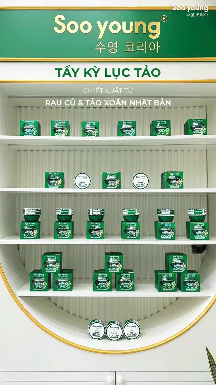 Tẩy kỳ Lục Tảo chiết xuất từ rau củ và tảo xoắn Nhật Bản Tẩy kỳ Lục Tảo chiết xuất từ rau củ và tảo xoắn Nhật Bản