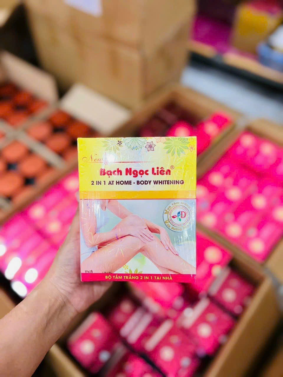 Trọn bộ kem tắm bạch ngọc liên Trọn bộ kem tắm bạch ngọc liên