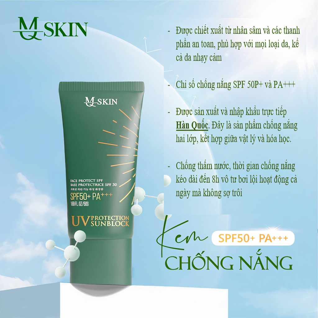 Kem Chống Nắng MQ Skin Kem Chống Nắng MQ Skin