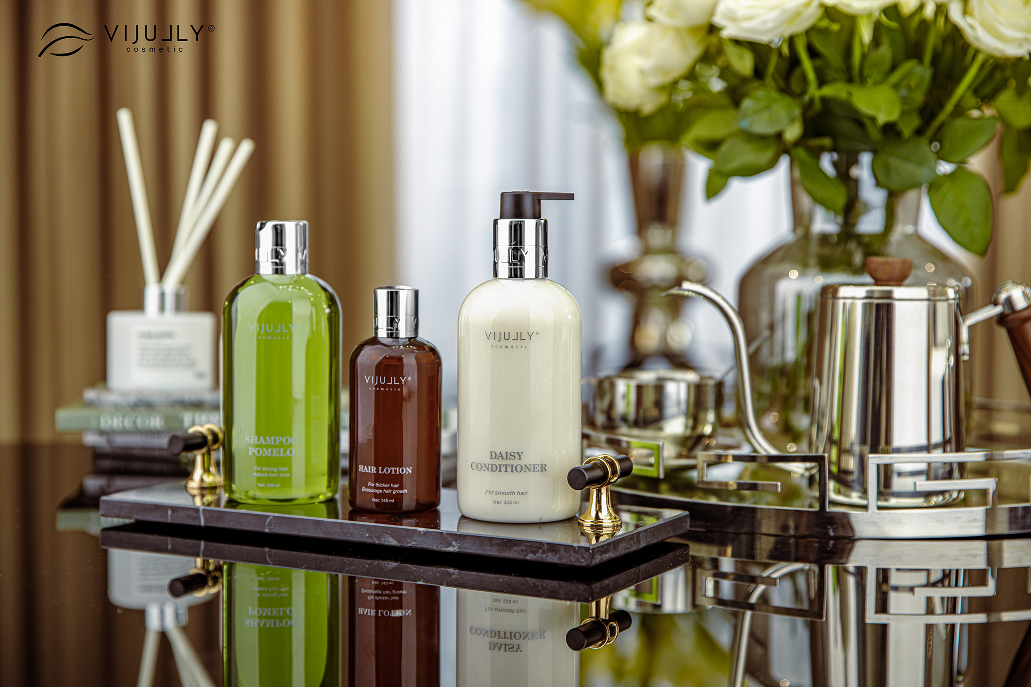 Combo Dầu Gội Xả Xịt Bưởi Vijully Phiên Bản Mới Combo Dầu Gội Xả Xịt Bưởi Vijully Phiên Bản Mới