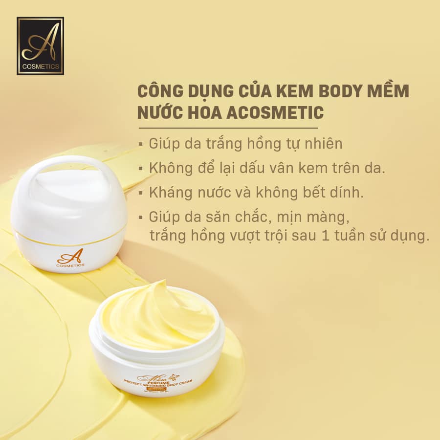 Kem body mềm nước hoa A cosmetics