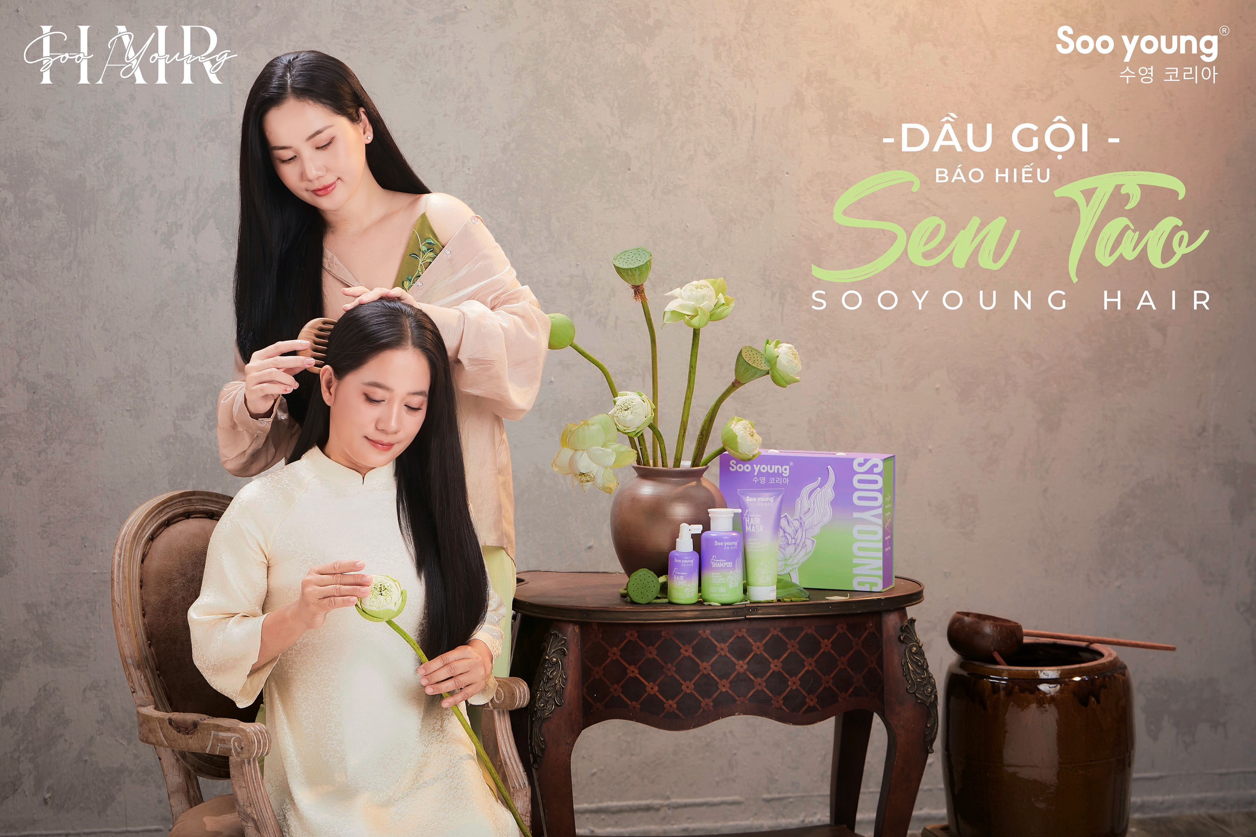Soo Young chiến dịch gội đầu báo hiếu với Sen Tảo Soo Young chiến dịch gội đầu báo hiếu với Sen Tảo