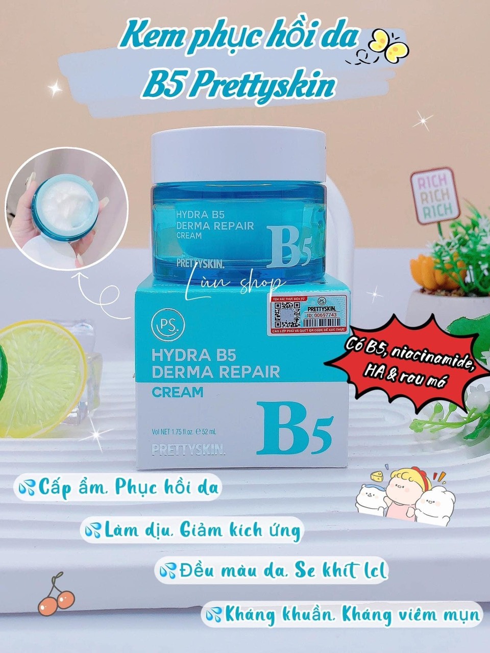 Combo phục hồi da đỉnh cao Prettyskin đây ạ Combo phục hồi da đỉnh cao Prettyskin đây ạ