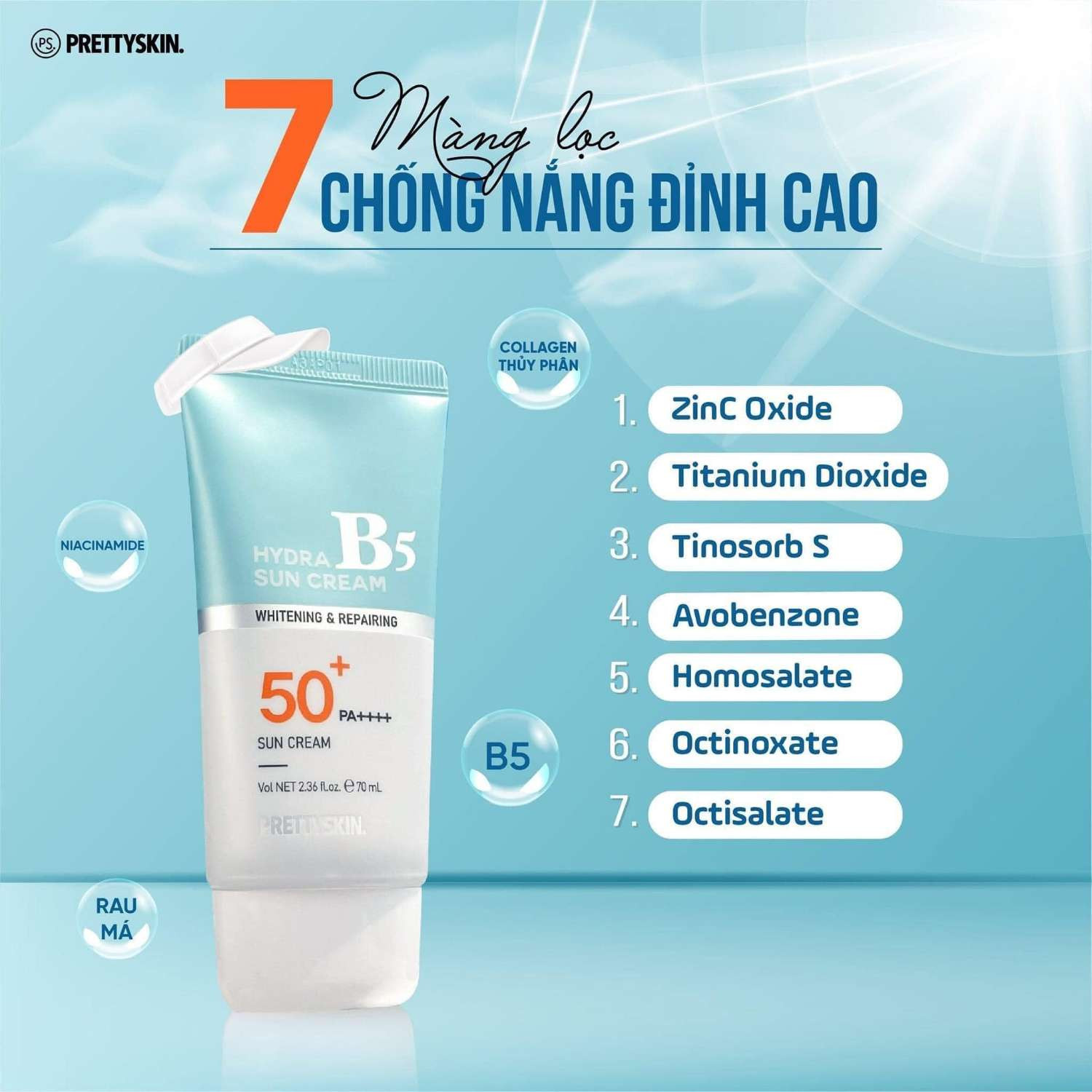Serum B5 Phục Hồi Da PrettySkin Serum B5 Phục Hồi Da PrettySkin