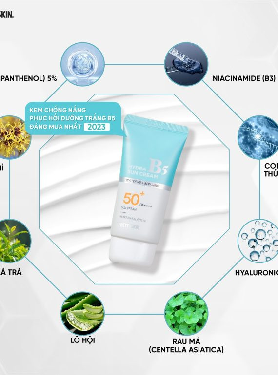 Kem chống nắng Prettyskin Hydra Sun Cream B5 SPF50+ PA++++ Kem chống nắng Prettyskin Hydra Sun Cream B5 SPF50+ PA++++