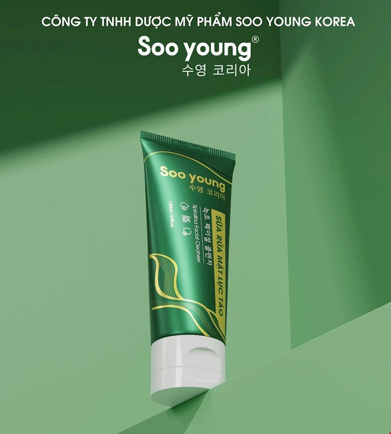 Sữa Rửa Mặt Lục Tảo Soo Yong với Sữa rửa mặt Sữa Rửa Mặt Lục Tảo Soo Yong với Sữa rửa mặt