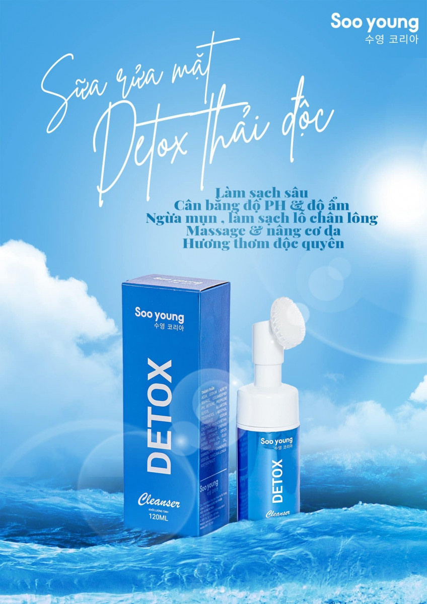 Sữa Rửa Mặt Detox Cleanser Soo Young Sữa Rửa Mặt Detox Cleanser Soo Young