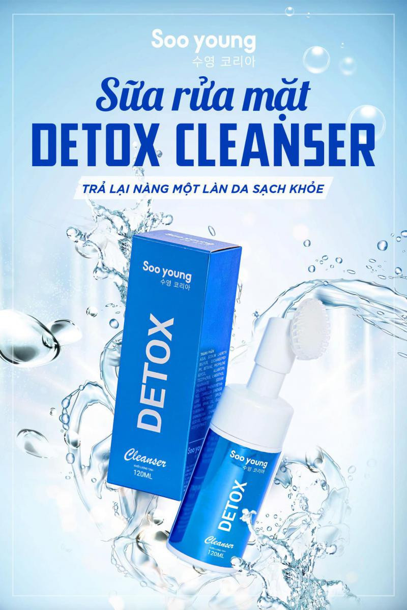 Sữa Rửa Mặt Detox Cleanser Soo Young