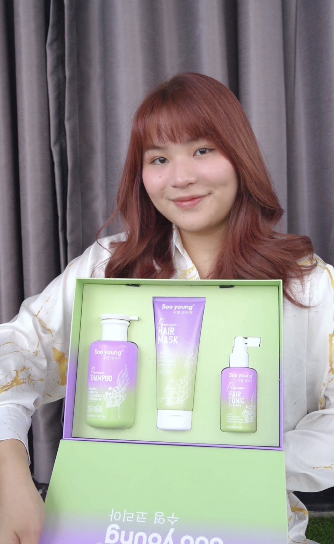 Hot Tiktoker Phụng Lai 3.4M Follow đồng hành cùng dự án bộ tóc Sen Tảo SooYoung Hair Hot Tiktoker Phụng Lai 3.4M Follow đồng hành cùng dự án bộ tóc Sen Tảo SooYoung Hair