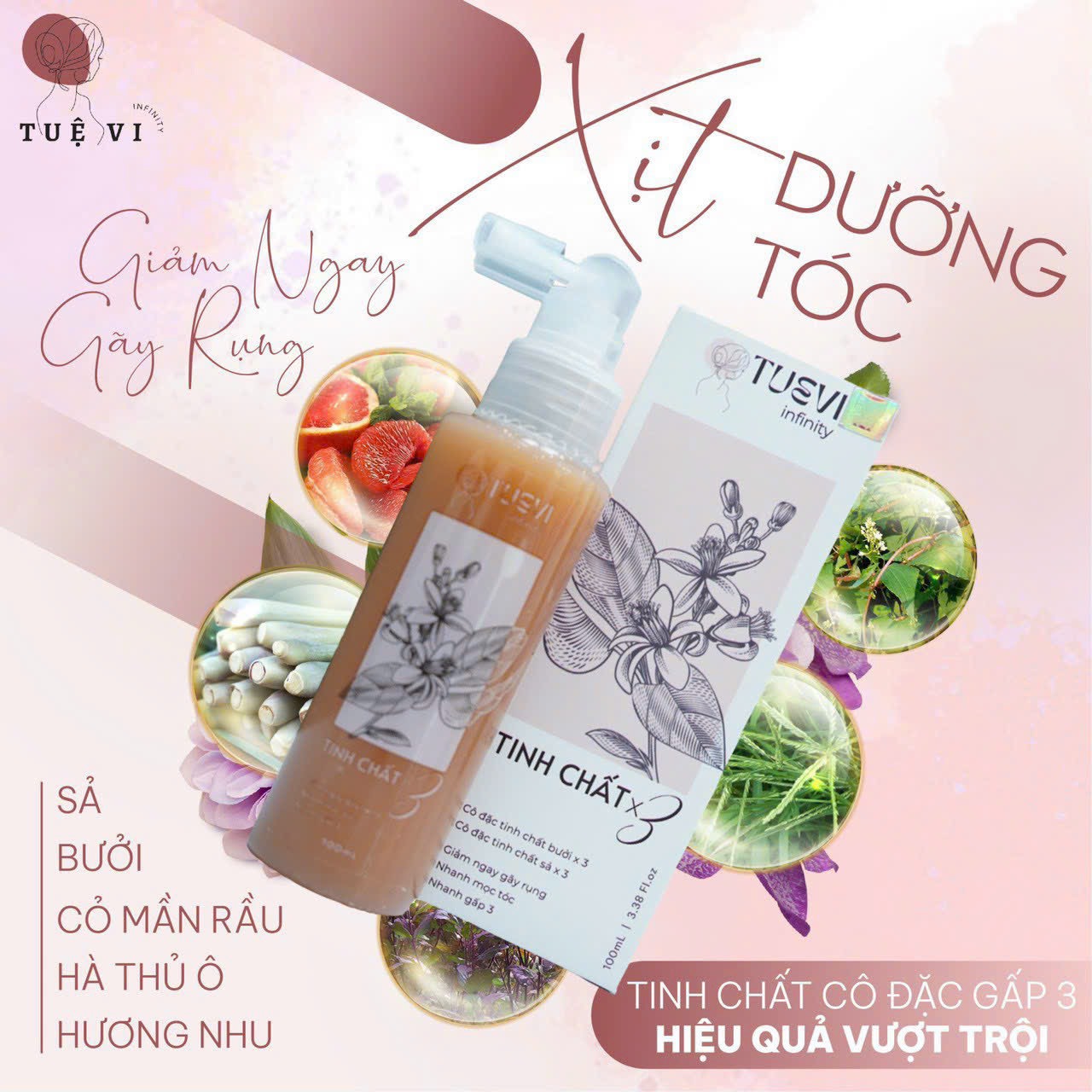 Xịt tóc Tuệ Vi chị em ai đang gặp tình trạng về tóc Xịt tóc Tuệ Vi chị em ai đang gặp tình trạng về tóc